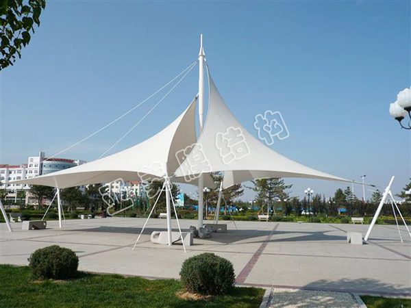 膜結構廣場建筑-ym015