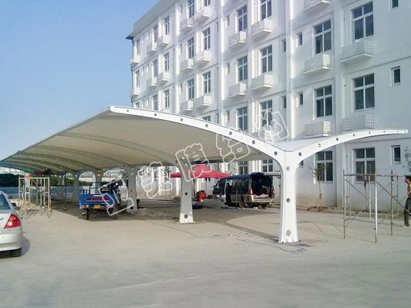 膜結構停車棚-ym048