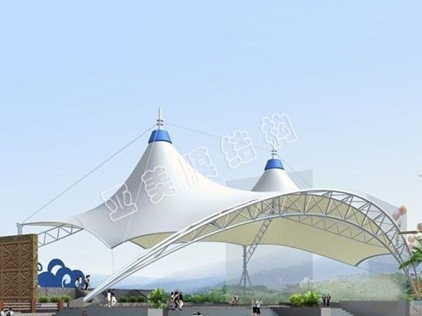 膜結(jié)構(gòu)廣場建筑-YM008