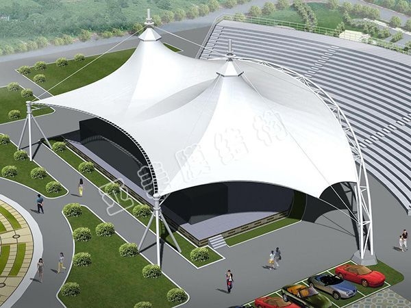 膜結構廣場建筑-YM004