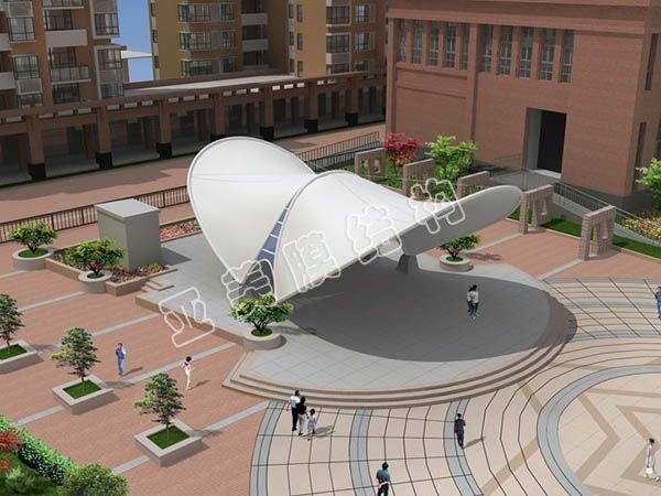 膜結構廣場建筑-YM002