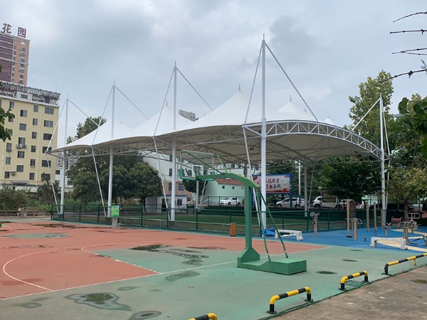 網球場，籃球場膜結構
