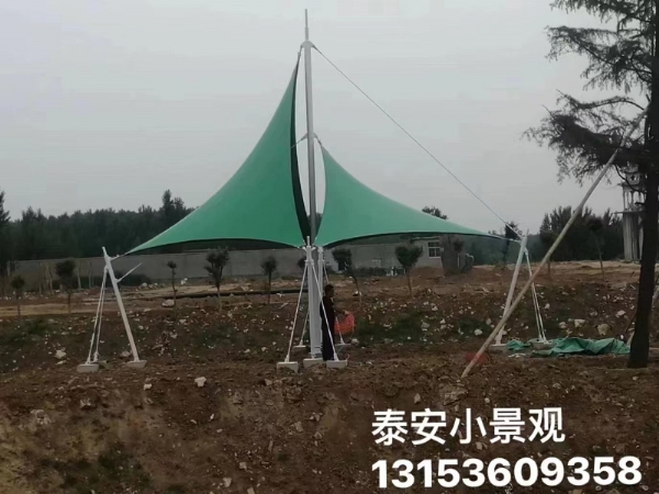 泰安工地和唐山工地景觀棚陸續完工